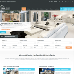 real estate lead capture page