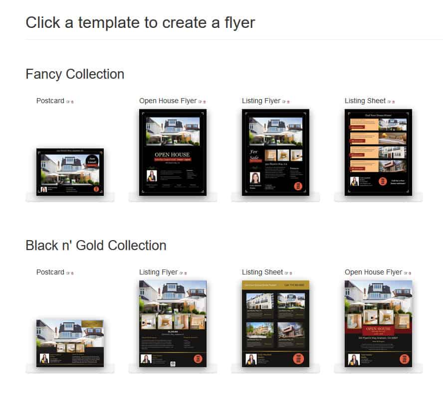 choosing your real estate flyer template