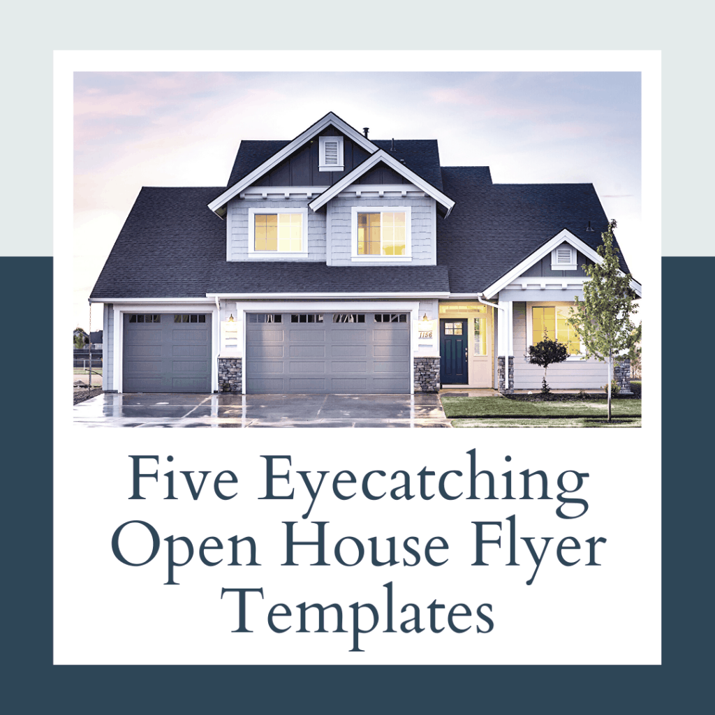 open house flyer templates